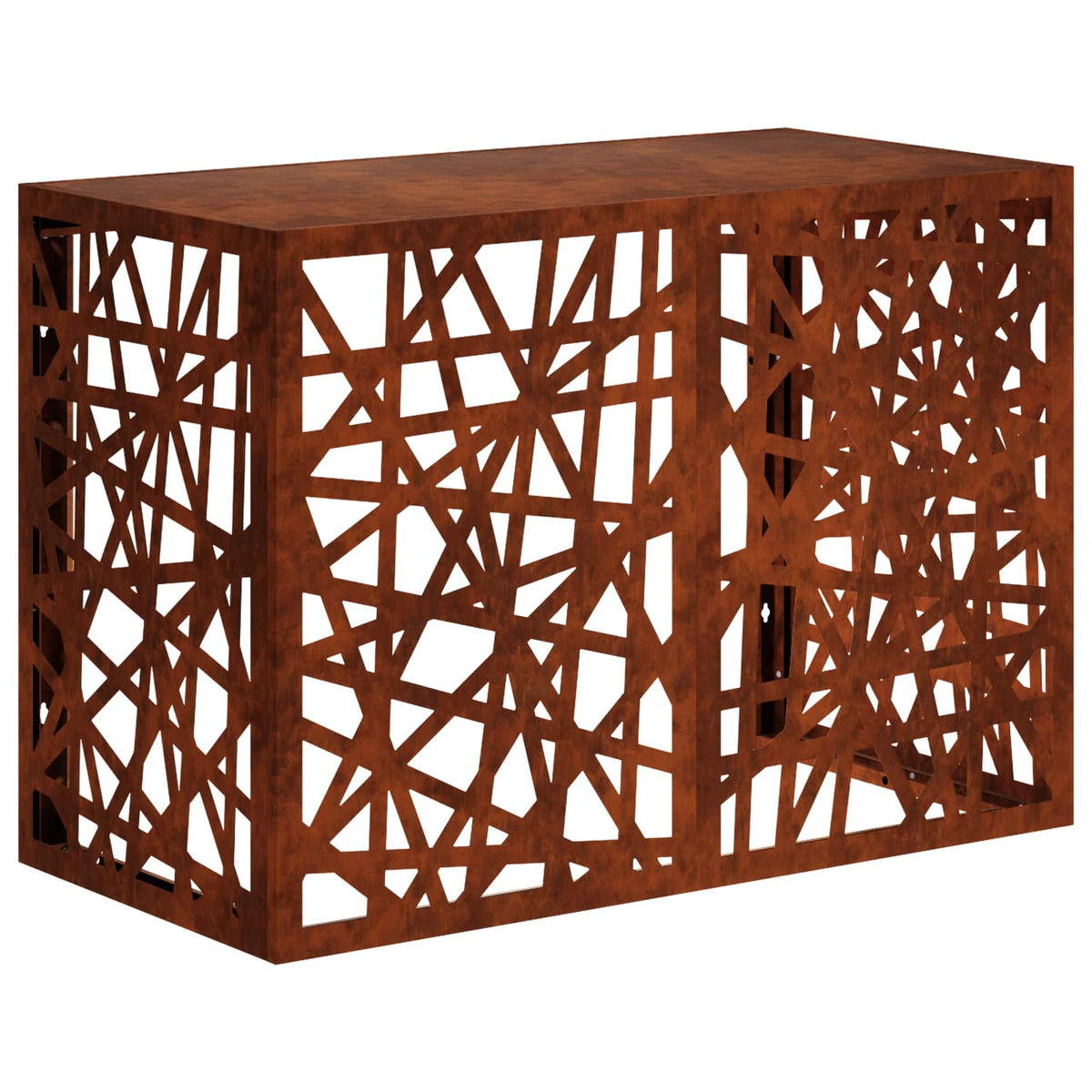 vidaXL Täckning för Luftkonditionering Rostig 100 x 50 x 70 cm