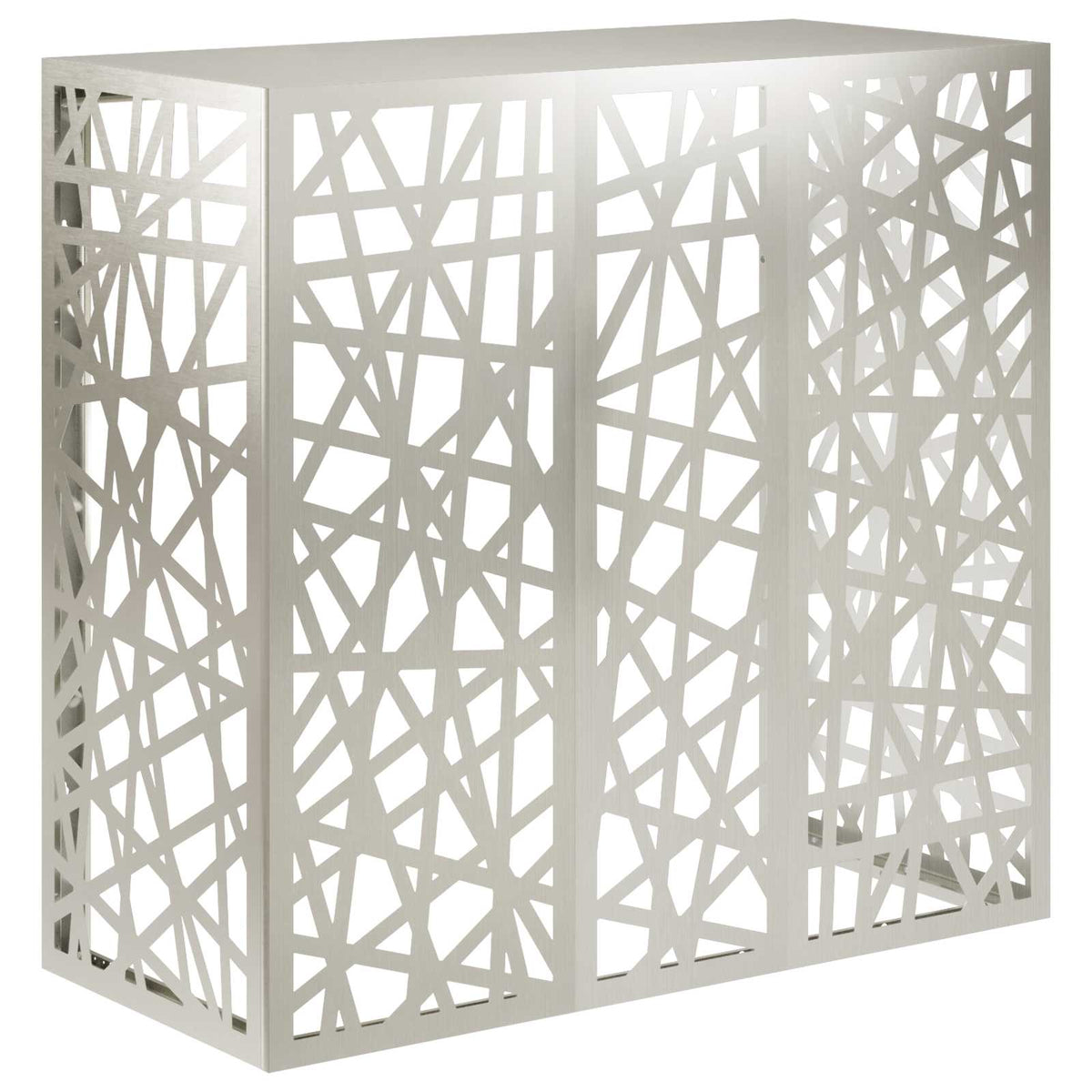 vidaXL Täckning för Luftkonditionering Silver 110 x 50 x 105 cm