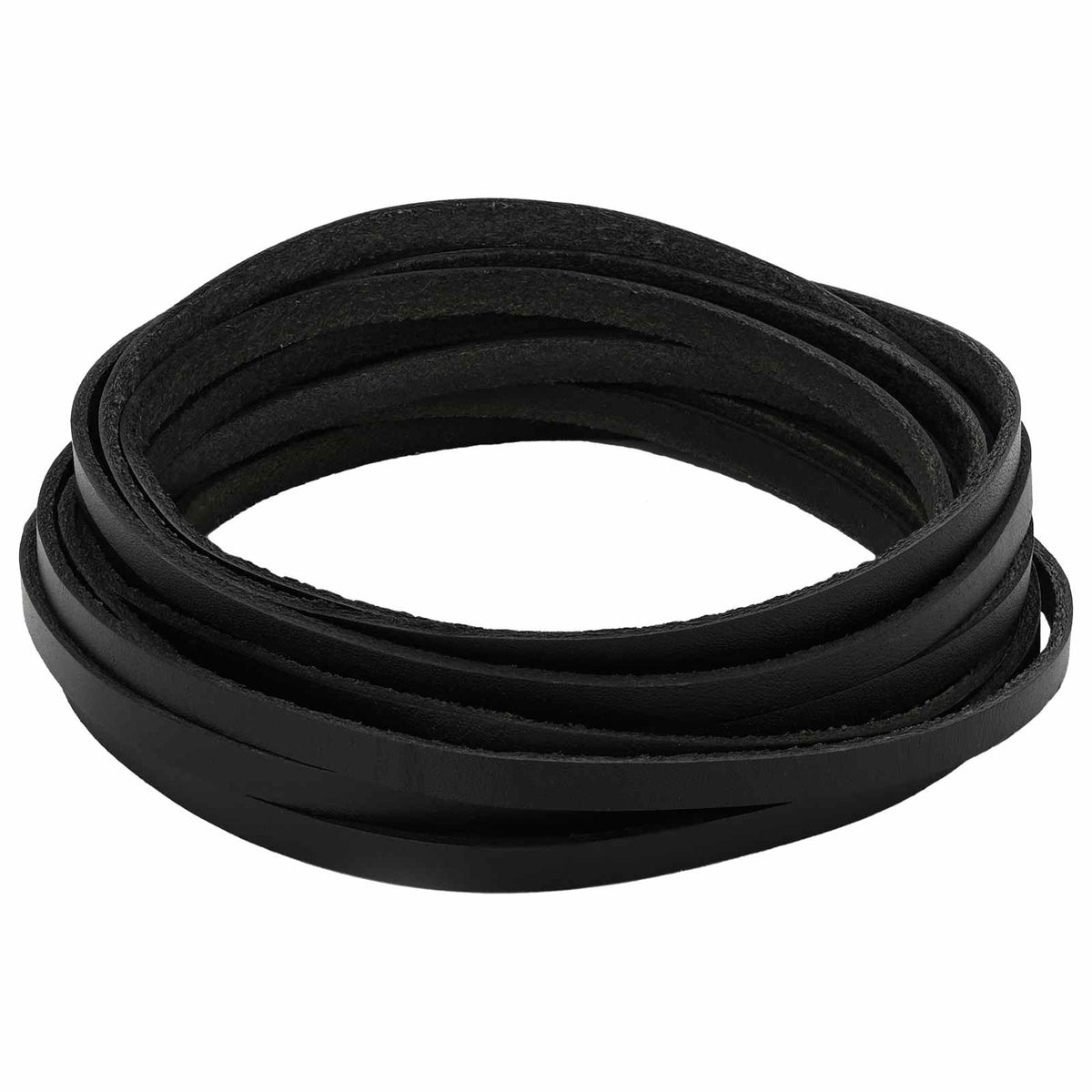 vidaXL Läderrem Svart 500 x 0,5 cm Läder