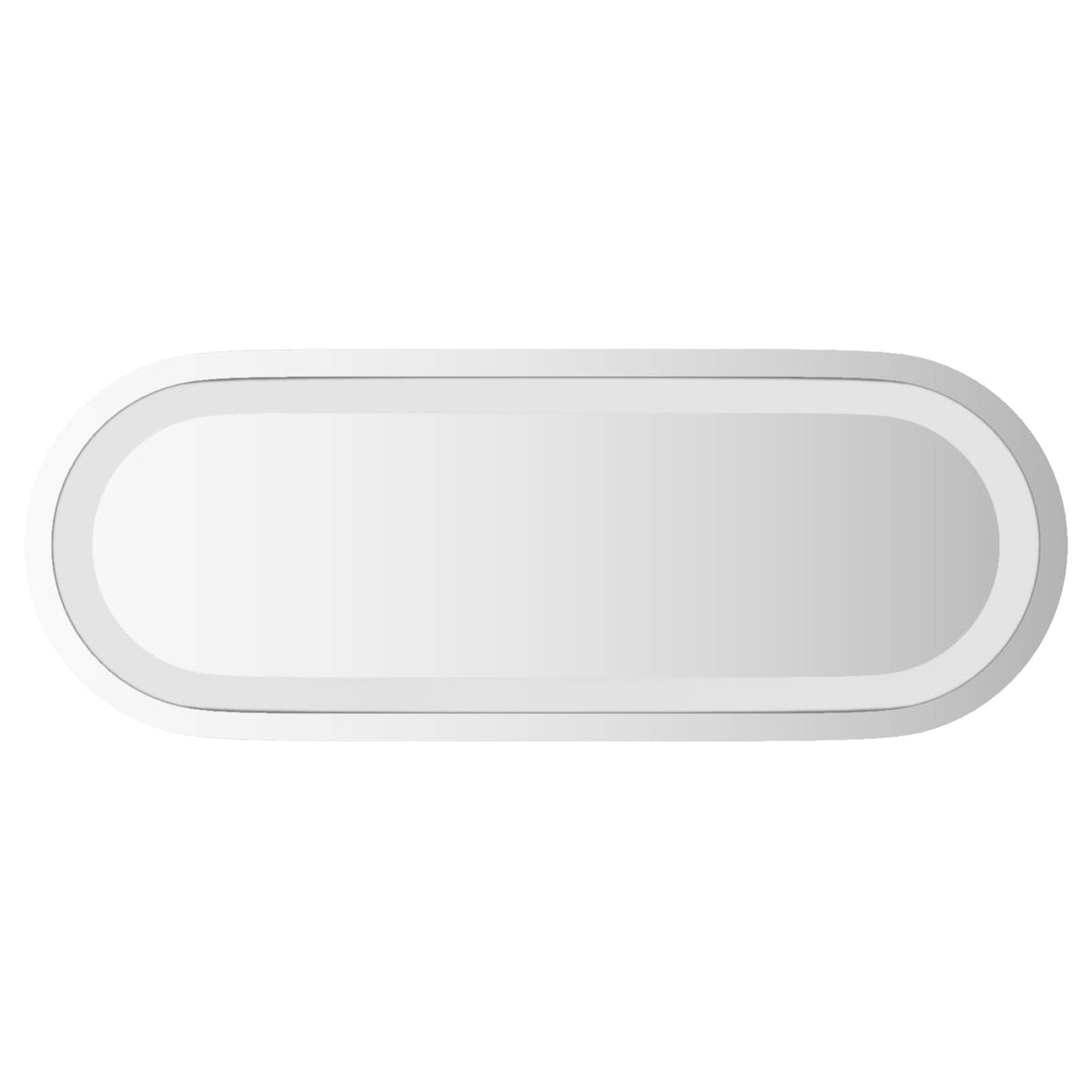 vidaXL LED Badrumsspegel med spegel Transparent 40 x 15 cm härdat glas