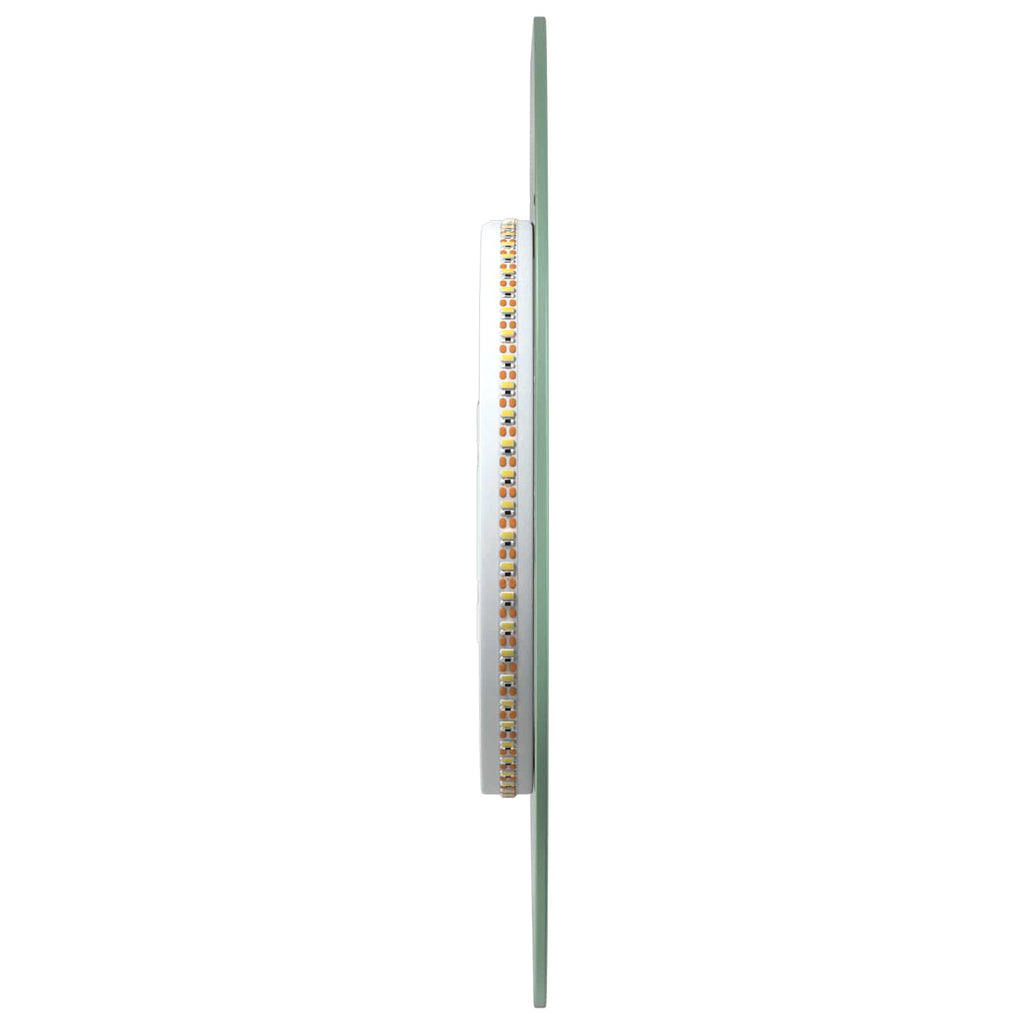 vidaXL LED Badrumsspegel med spegel Transparent 70 x 30 cm härdat glas