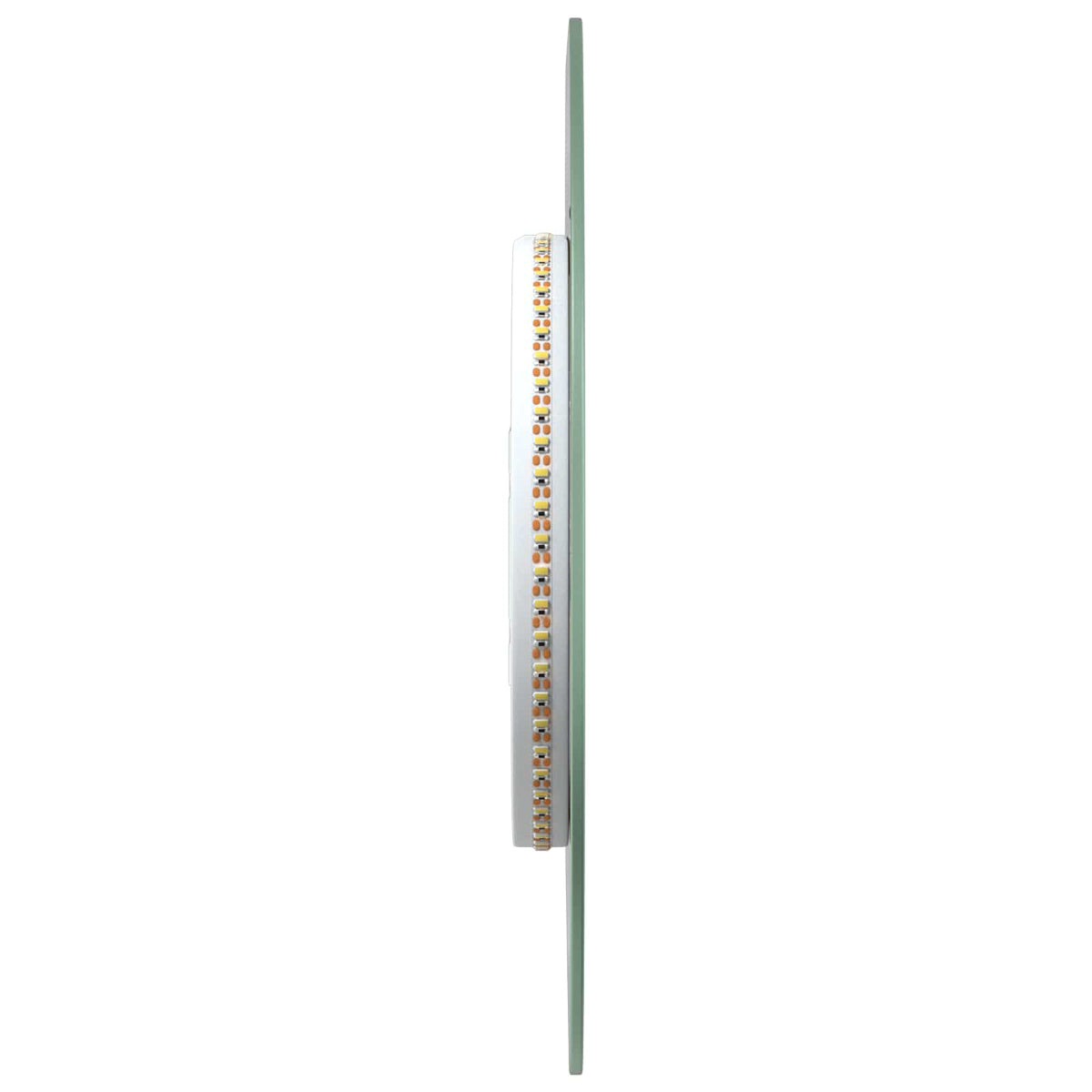vidaXL LED Badrumsspegel med spegel Transparent 70 x 30 cm härdat glas