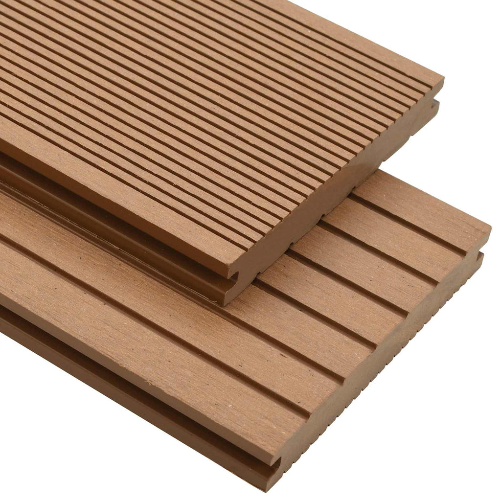 vidaXL Däckbräda 90 st Teak WPC