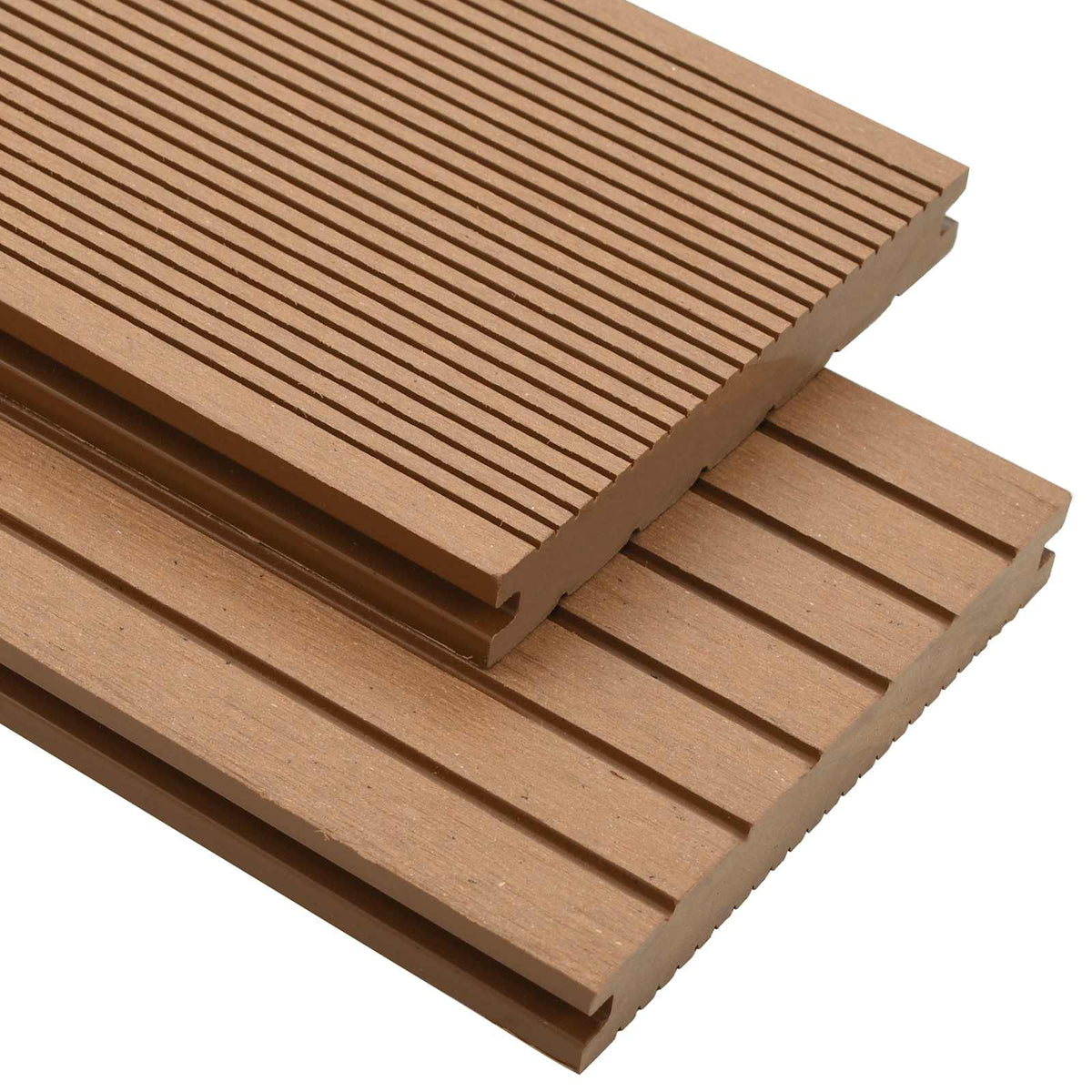 vidaXL Däckbräda 90 st Teak WPC