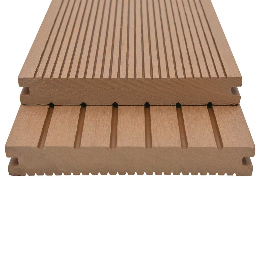 vidaXL Däckbräda 90 st Teak WPC