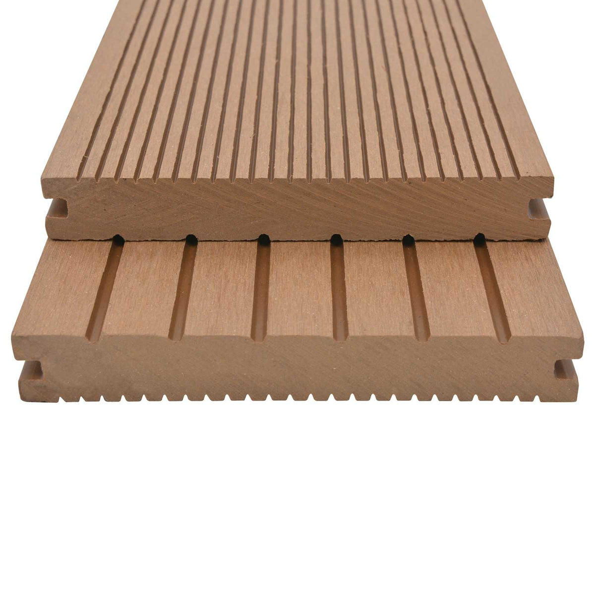 vidaXL Däckbräda 90 st Teak WPC
