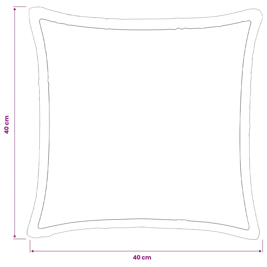 vidaXL Kasta Kudde 12 st HOUTEN Taupe 40 x 40 cm Flanell