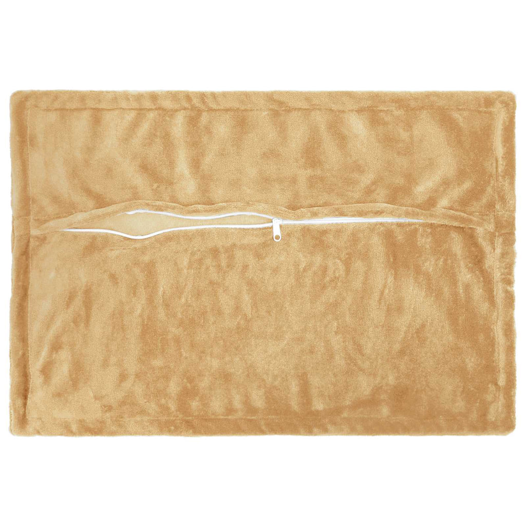 vidaXL Kasta Kudde 6 st HOUTEN Taupe 40 x 60 cm Flanell