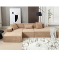 Modular Combination Living Room Sofa Set, Modern Minimalist Sofa, Free Installation Sofa, L-Shaped, Italian Minimalist T