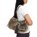 Plush Underarm Bag Single-shoulder And Crossbody Style
