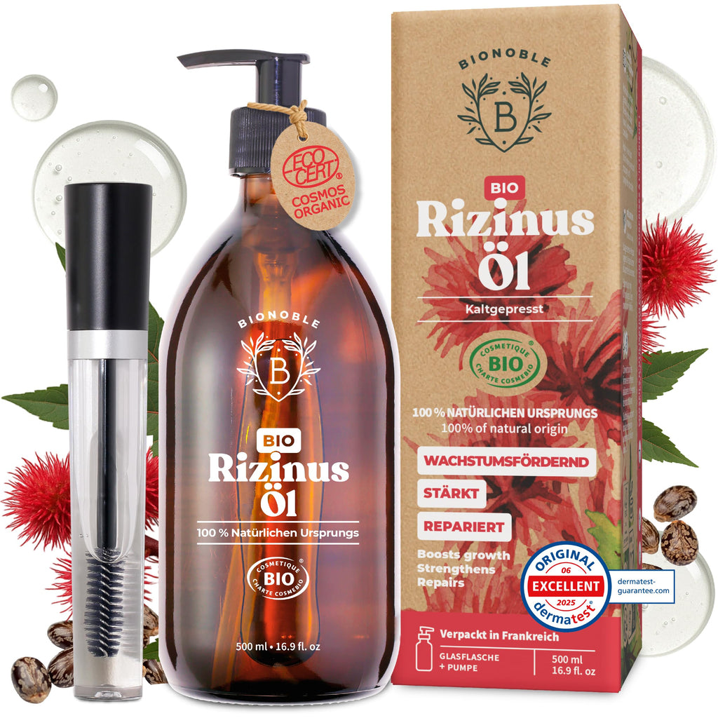 BIONOBLE Arganöl Bio Kaltgepresst - Haare, Gesicht, Haut - Marokko - 50ml