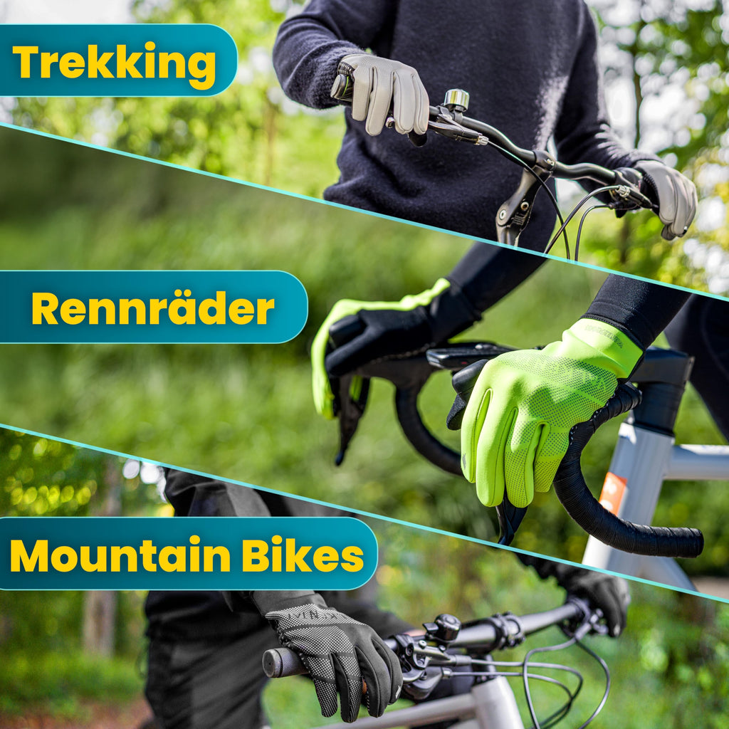 Valkental wasserdichte Fahrradhandschuhe GloRider, Unisex
