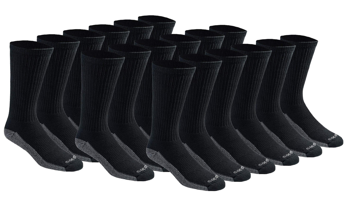 Dickies Men's Dri-tech Original Moisture Control Crew Socks