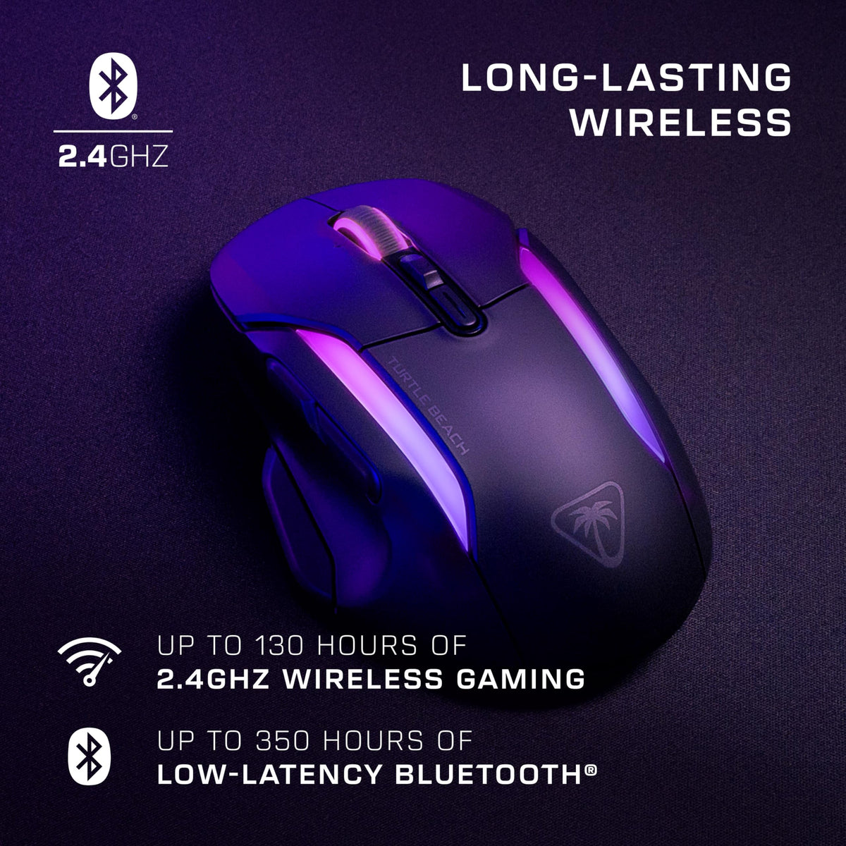 Turtle Beach Kone II ergonomische RGB-PC-Gaming-Maus mit Kabel