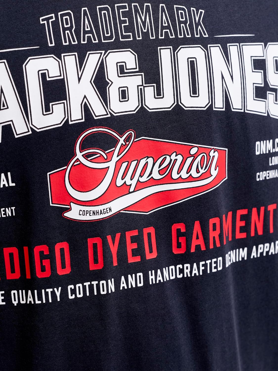 JACK & JONES Herren T-Shirt 3er Pack – Baumwolle, Rundhals, Kurzarm, mit Print – Bequeme Freizeitshirts im modernen Design