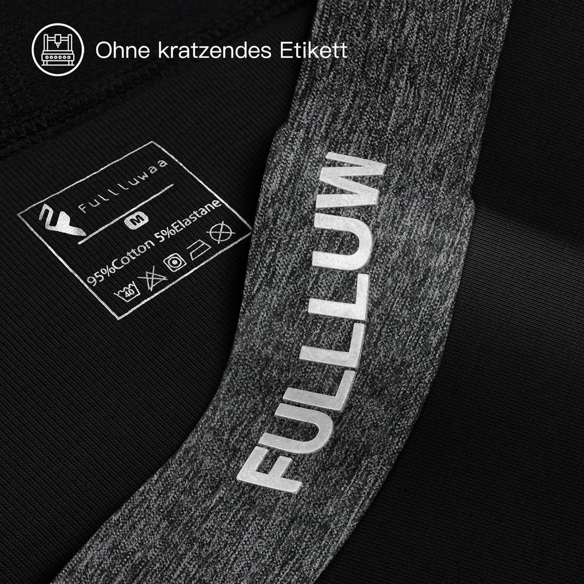 Fullluwaa Boxershorts Herren 10er Pack Baumwolle Ohne Kratzenden Zettel