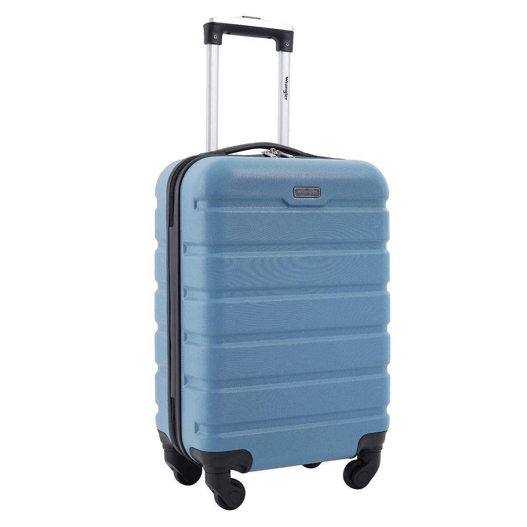 Wrangler 22" Hardside Spinner Carry-On Luggage, Charcoal