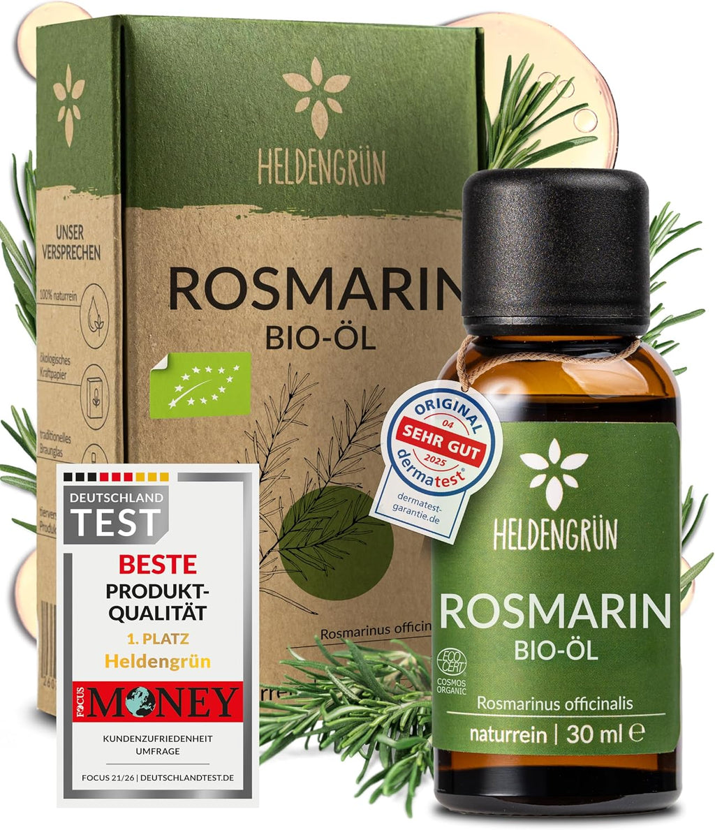 Heldengrün® BIO Lavendelöl [100% NATURREIN] Ätherisches Öl 30 ml