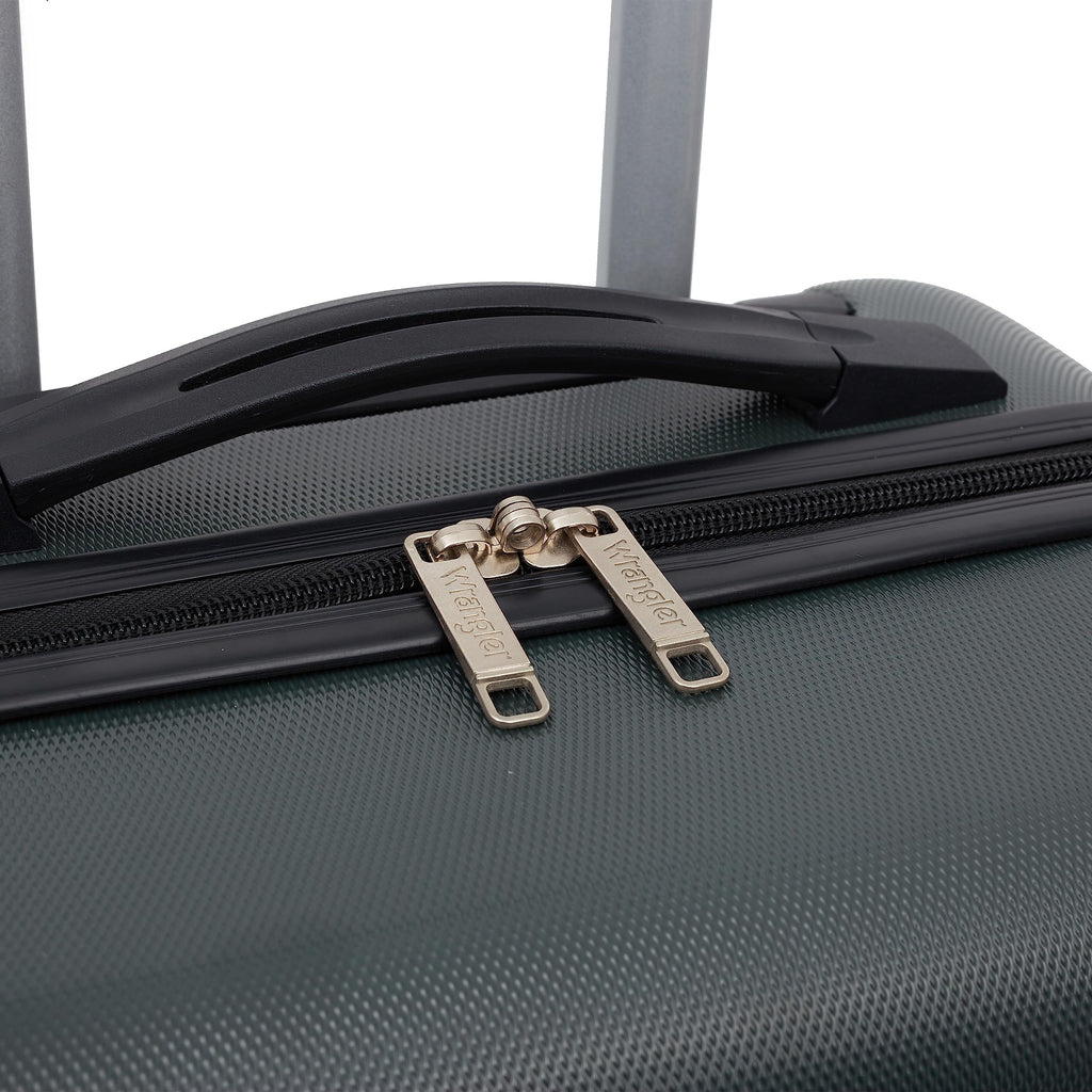 Wrangler 22" Hardside Spinner Carry-On Luggage, Charcoal