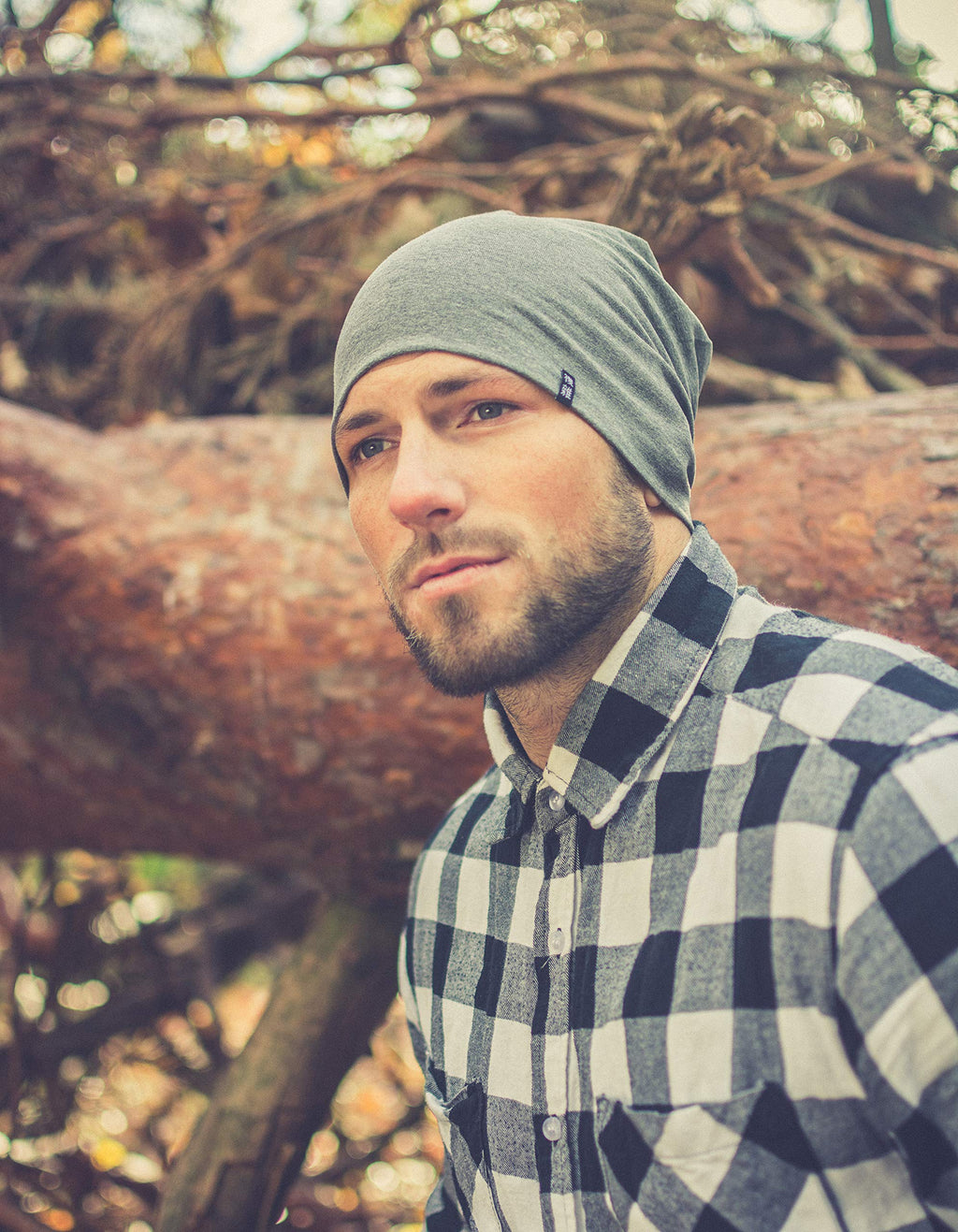 Enter the Complex® dünne Beanie Mütze für Herren & Damen aus 95% Baumwolle