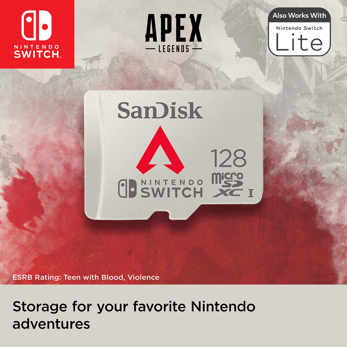 SANDISK 128GB microSD Karte, Super Mario Super Mushroom Edition