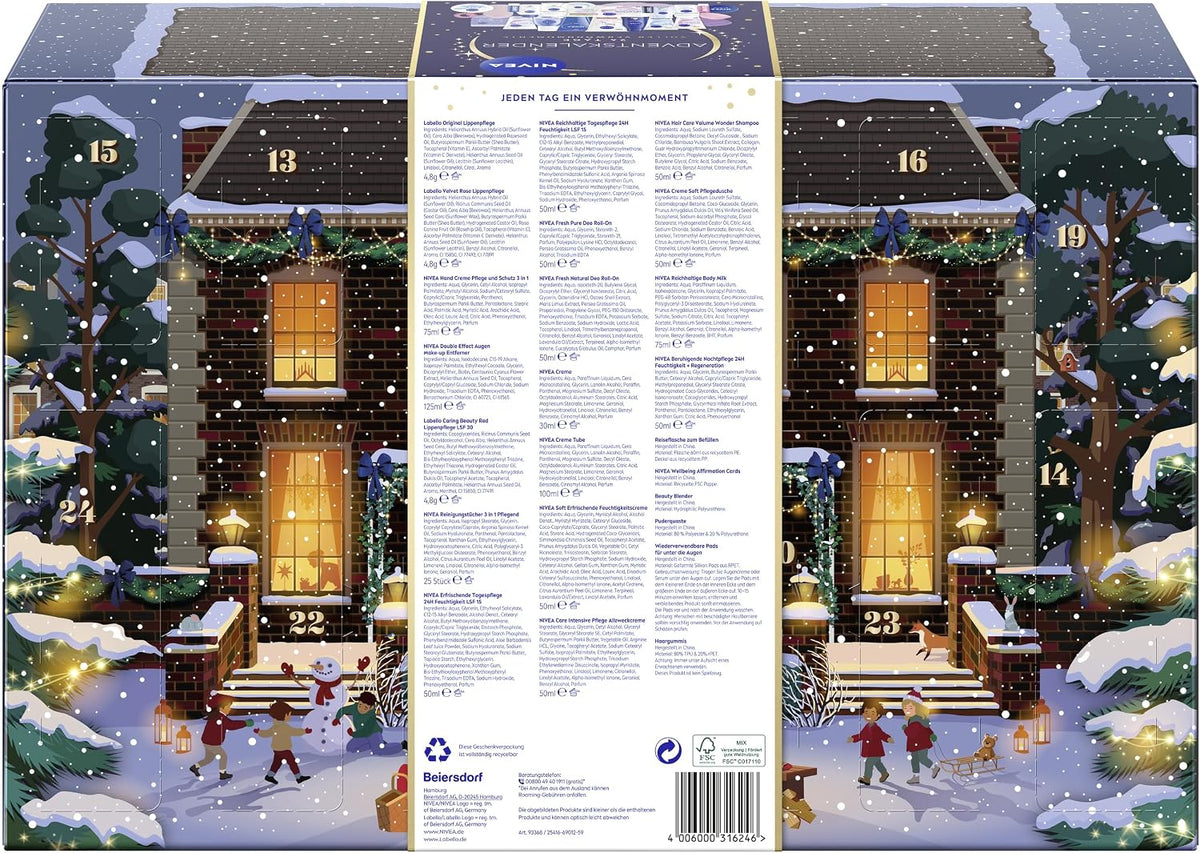 NIVEA Adventskalender für Frauen, Edition 2026