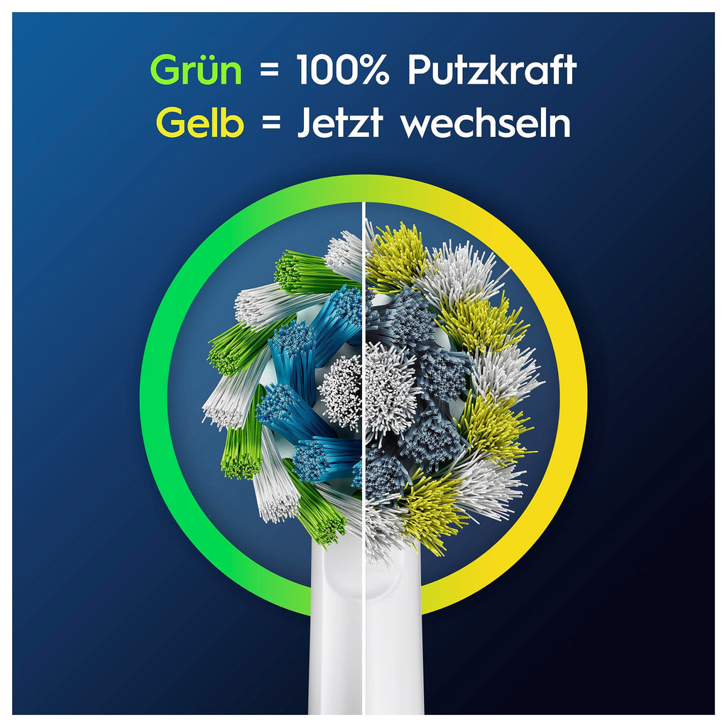 Oral-B Aufsteckbürsten PRO CrossAction, Weiß, 10 Stück
