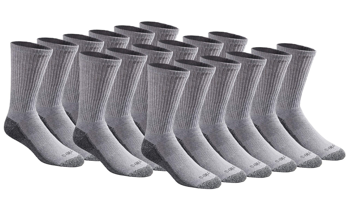 Dickies Men's Dri-tech Original Moisture Control Crew Socks