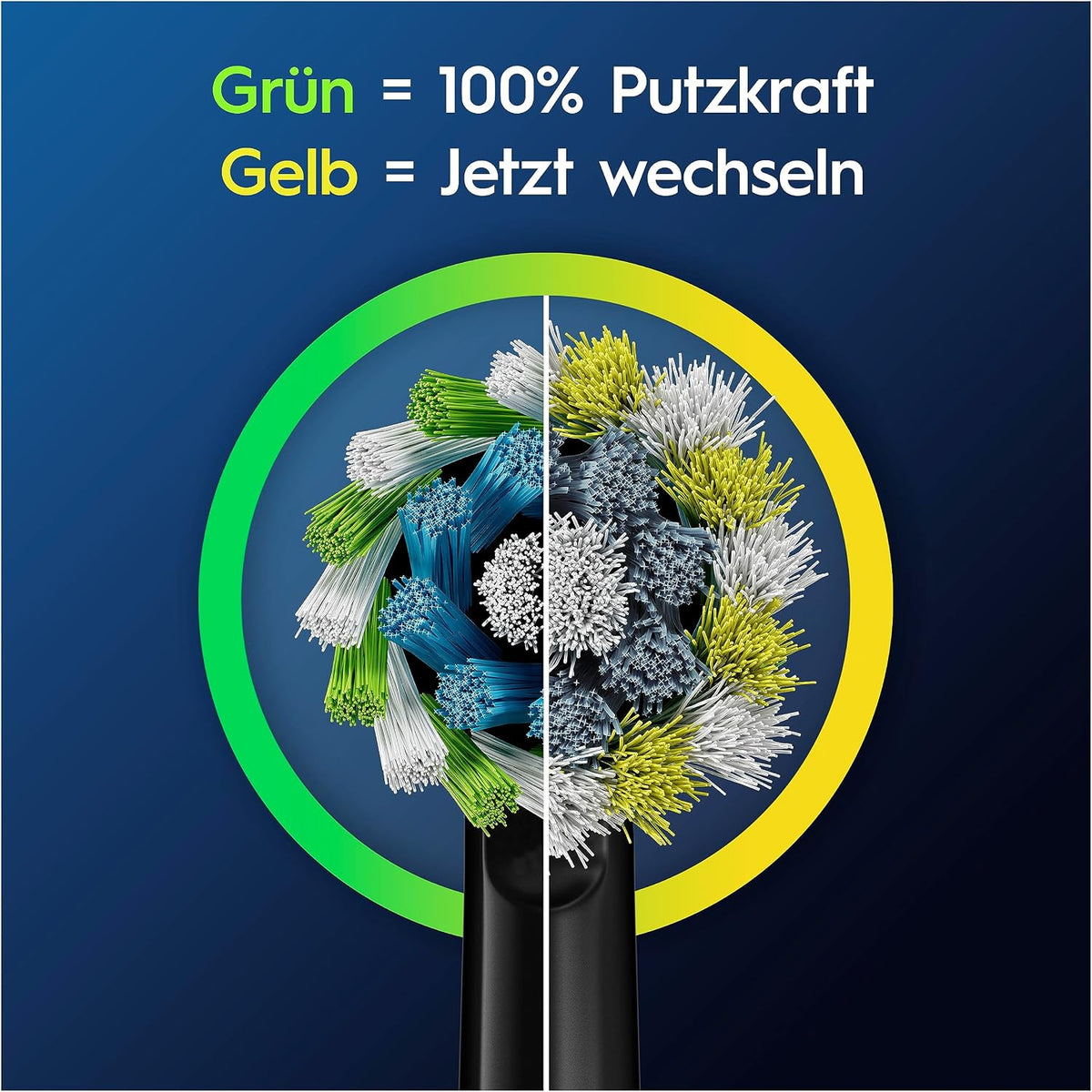 Oral-B Aufsteckbürsten PRO CrossAction, Weiß, 10 Stück