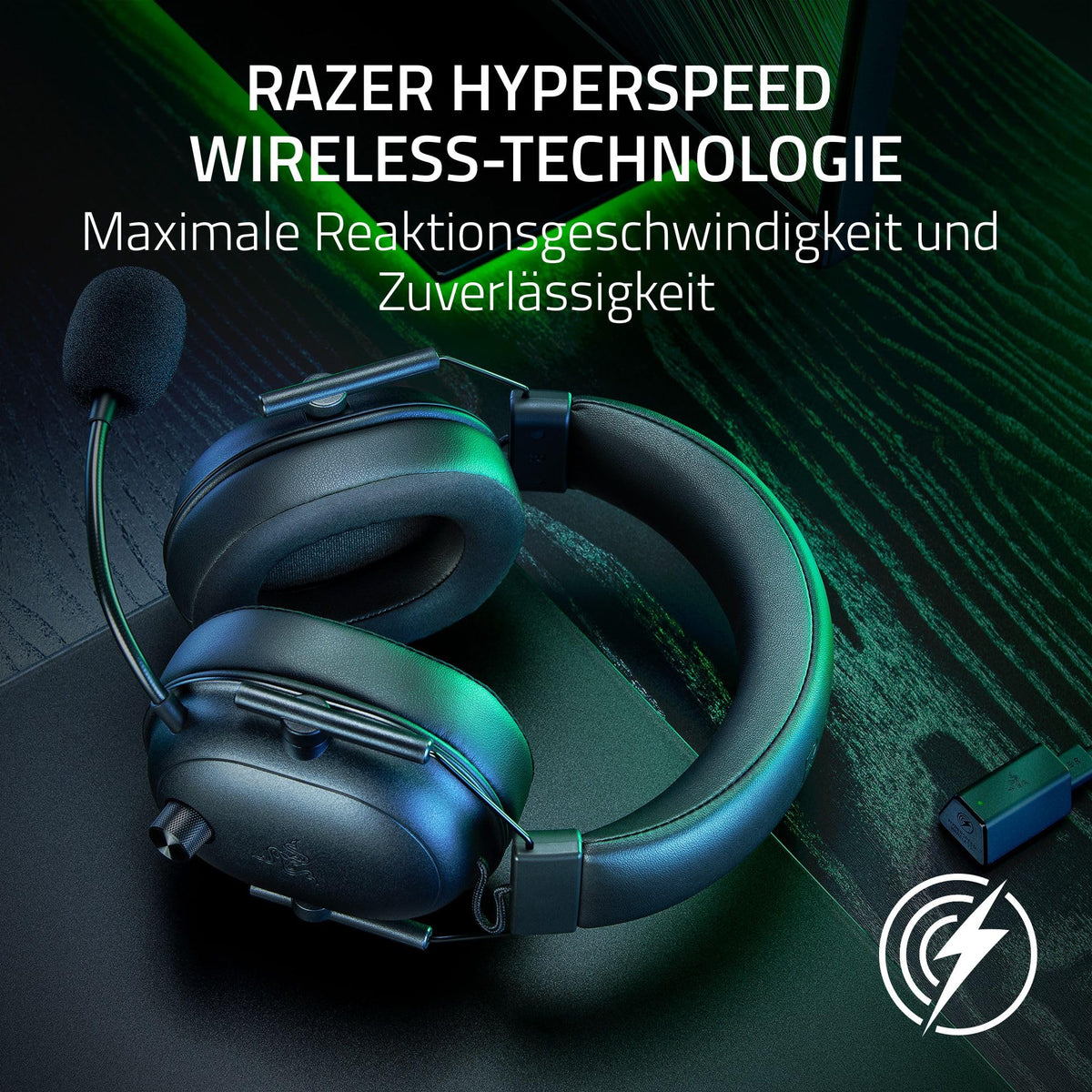 Razer BlackShark V2 X - Multi-Plattform kabelgebundenes Esports-Headset (Triforce 50mm Treiber, Erweiterte Passive Geräuschunterdrückung, 7.1 Surround Sound, Hyperclear Cardioid Mic) Grün