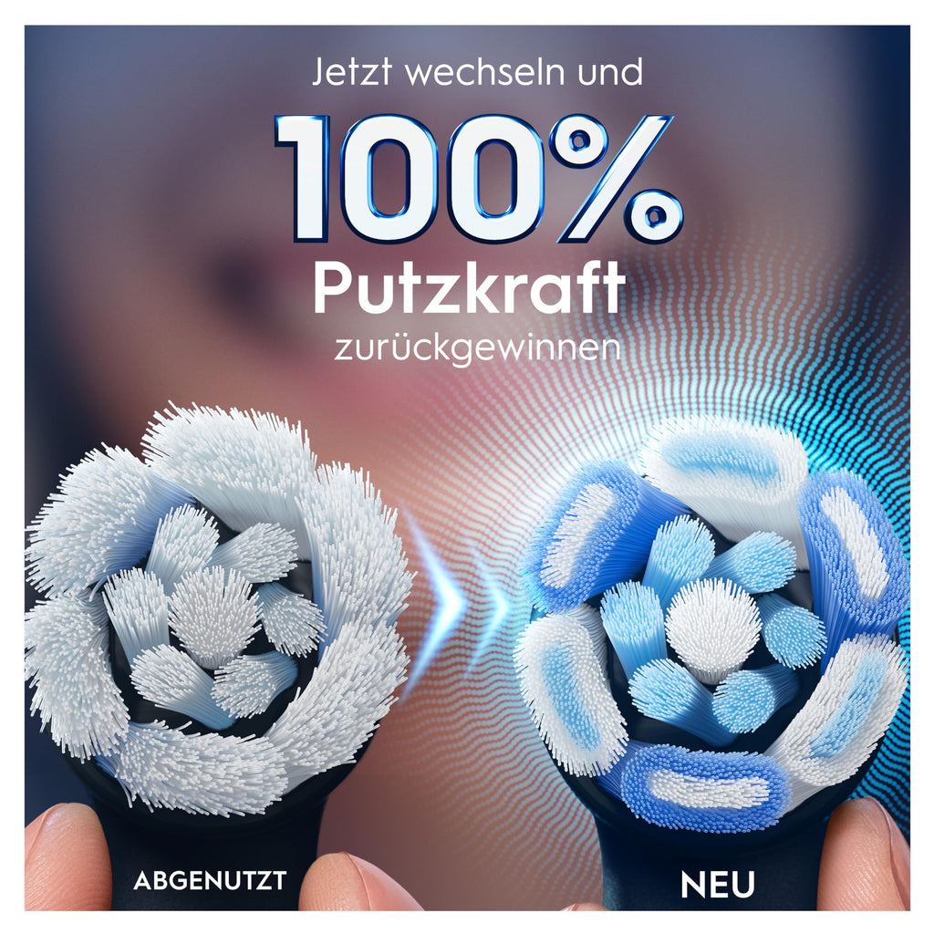 Oral-B iO Aufsteckbürsten Ultimative Reinigung, Schwarz, 10 Stück