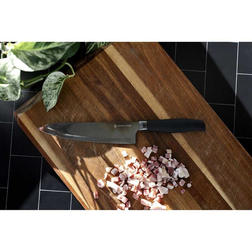 Titan 8 Inch Chef Knife - Black