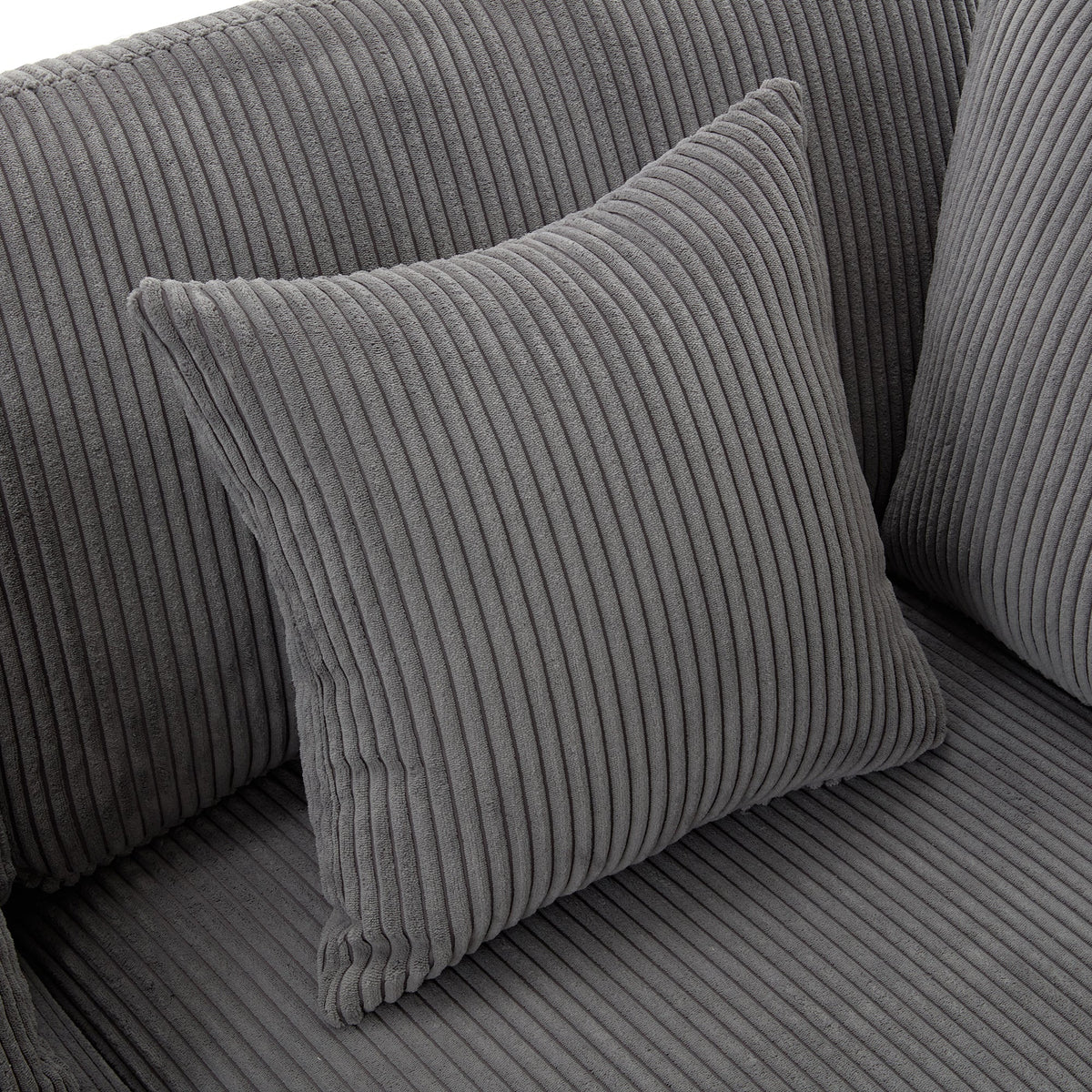 105'' 3 Seater Sofa With Removable Back Cushions and 5 Pillows , for Living Room, Apartment, Spacious Space