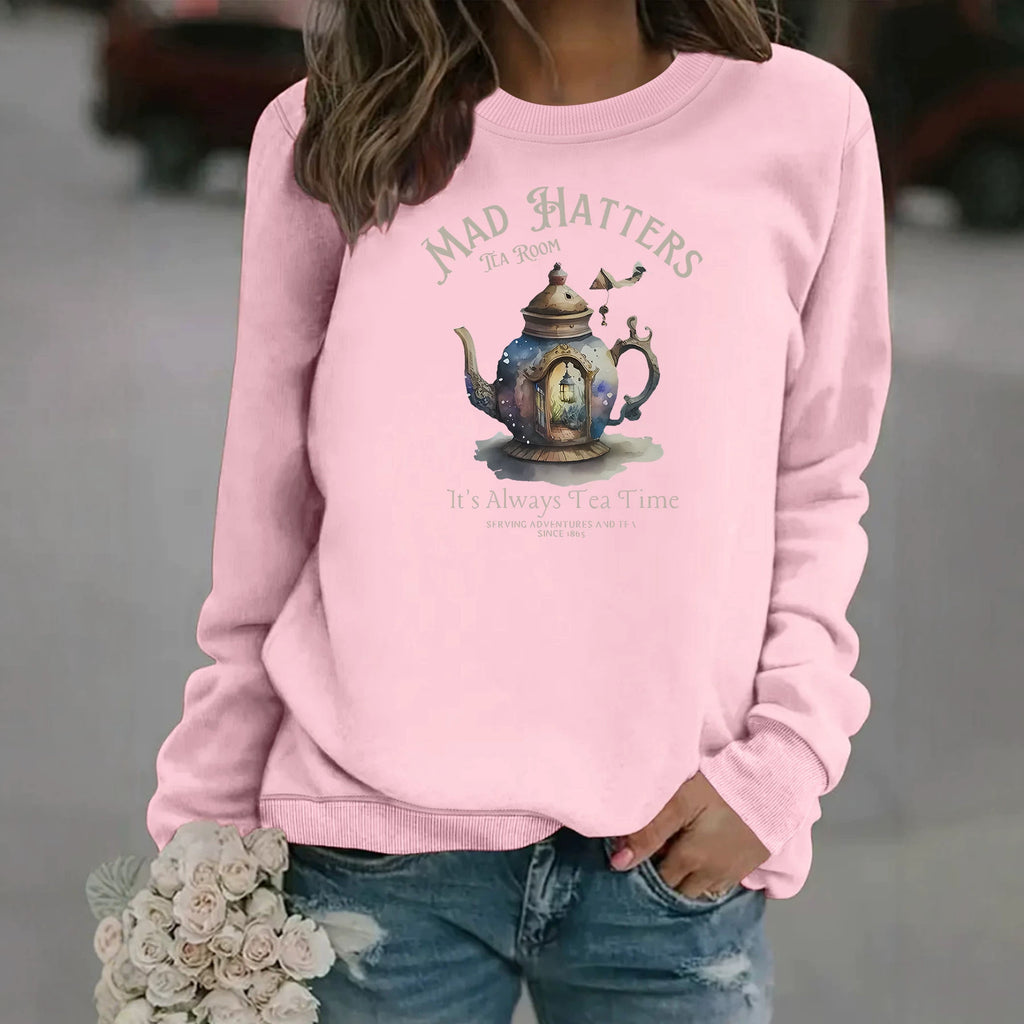 Long sleeved fleece hoodie