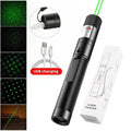 2in1 Starker Grüner Laserpointer Reichweite Präsentation Wiederaufladbar