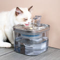 Haustier Katze Hund Edelstahl Automatischer Wasserspender Intelligenter Brunnen Haustierzubehör