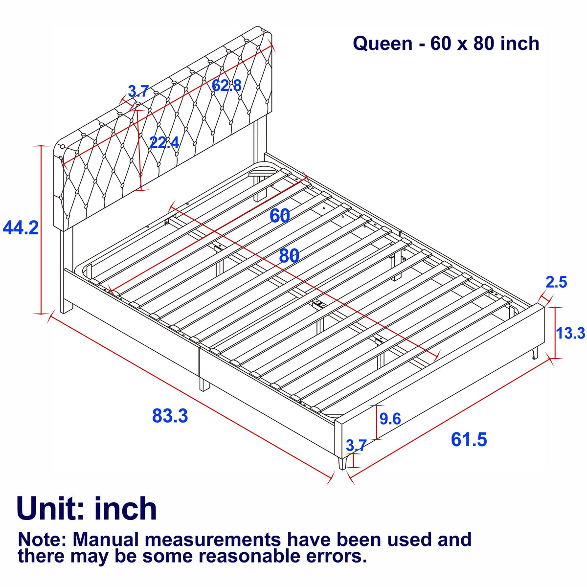Queen Platform Bed Frame With Pneumatic Hydraulic Function, Velvet Upholstered Bed With Deep Tufted Buttons, Lift Up Sto