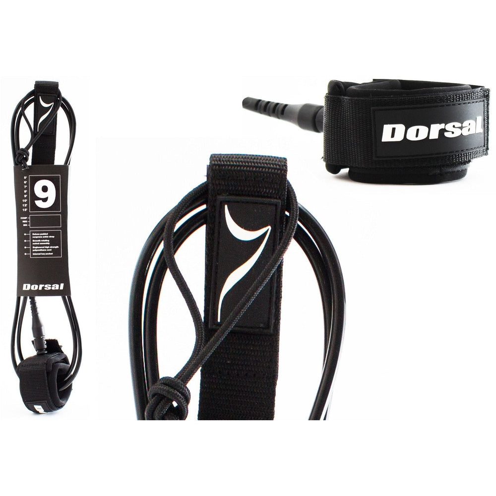 DORSAL Correa de surf para tabla de surf, longboard, SUP, cuerda para la pierna