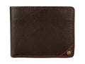 Hidesign Angle Stitch Leather Slim Bifold Wallet