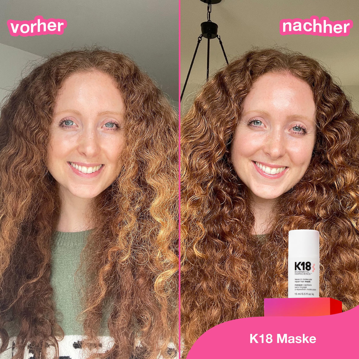 K18 Leave-In Repair Haarmaske
