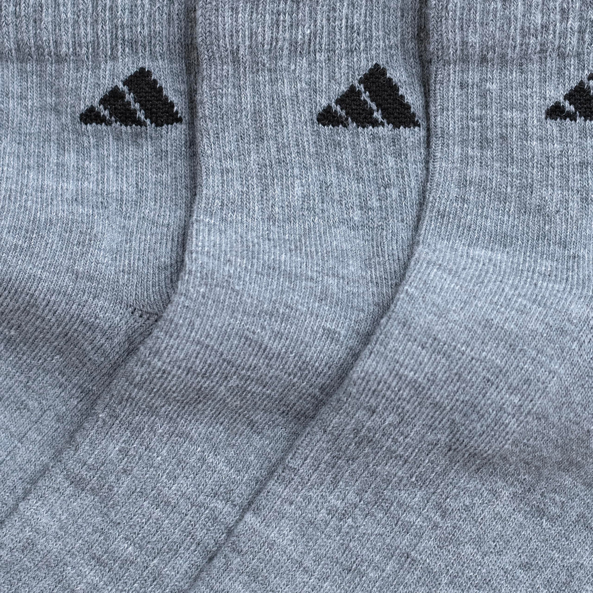 adidas Men's Athletic Cushioned Quarter Ankle Socks 6 Pairs