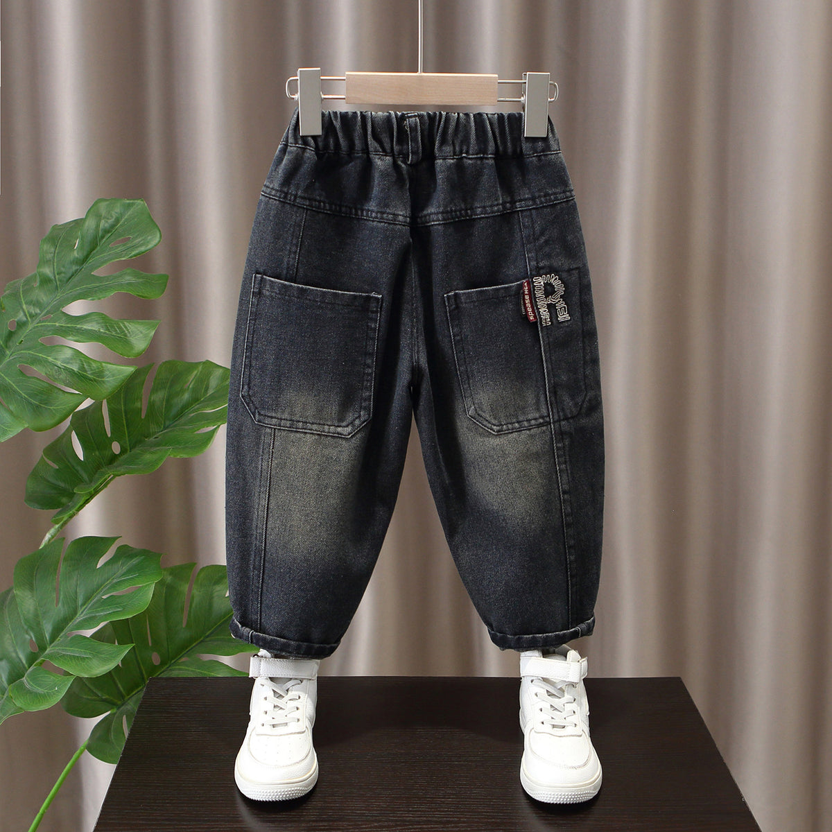 Lediga jeans med raka ben för pojkar