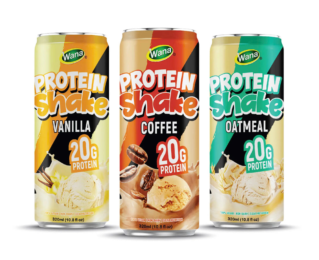 Batido de proteínas, 20g de proteína de suero, latas de 250ml o 320ml