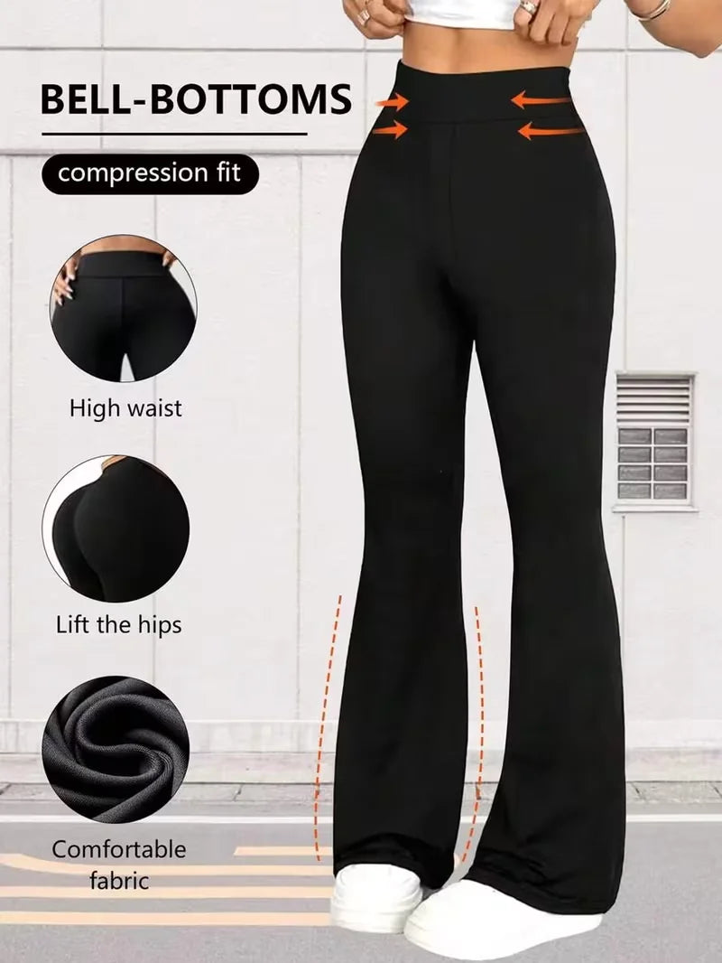 Ladies Yoga Leggings Horn Design High Waist Yoga Pants Suitable for Fitness, Sports, Running, Cycling, Yoga and Other Sports