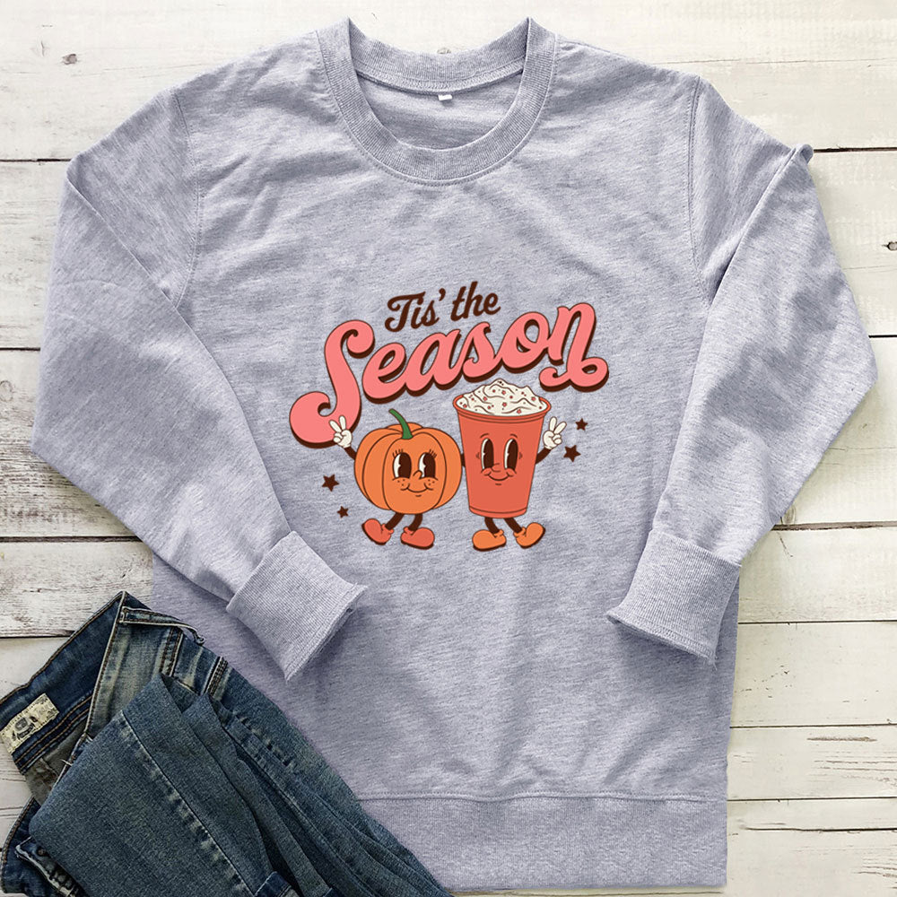 Sweat à capuche imprimé citrouille
