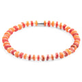 Pulsera FINA de plata Orange Alice y concha de agua dulce