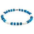 Pulsera DELGADA de plata Blue Maisie y concha de agua dulce