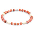 Pulsera DELGADA de plata y concha de agua dulce Pink Maisie