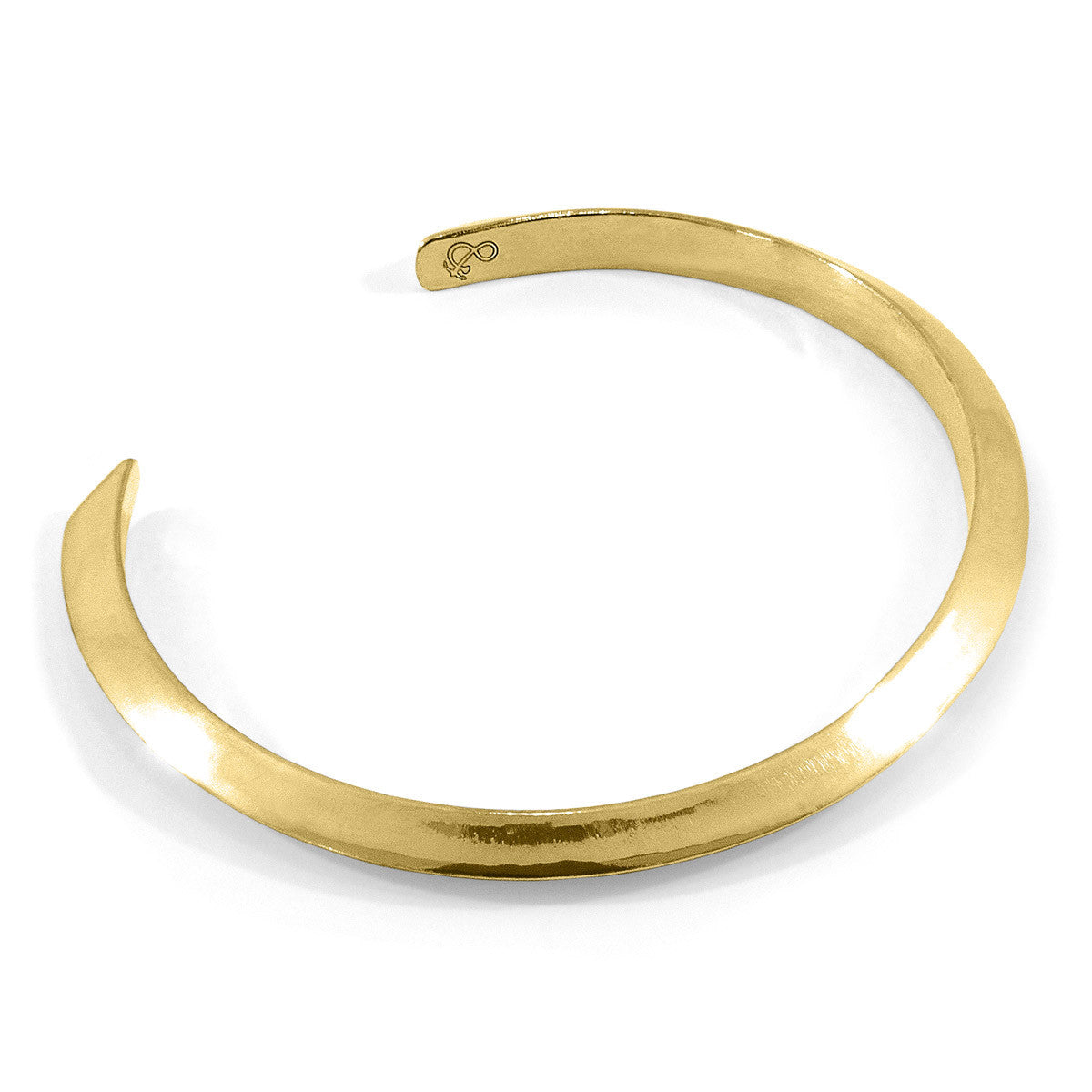 Brazalete Benson Triagonal Maxi Wayfarer de oro amarillo de 9 quilates