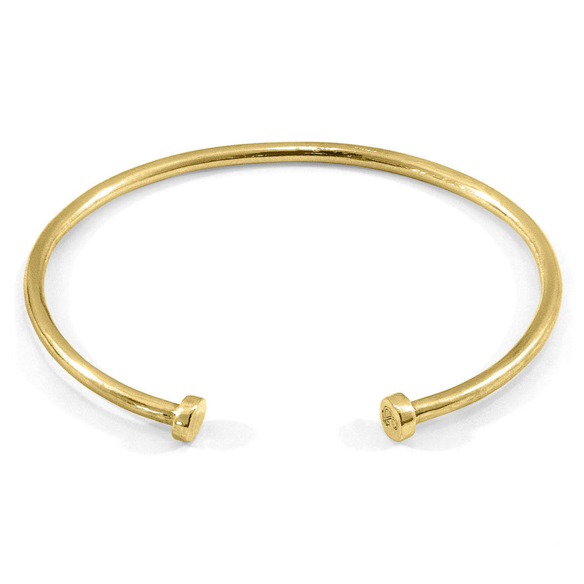Ditton Round Midi Wayfarer 9ct Yellow Gold Bangle